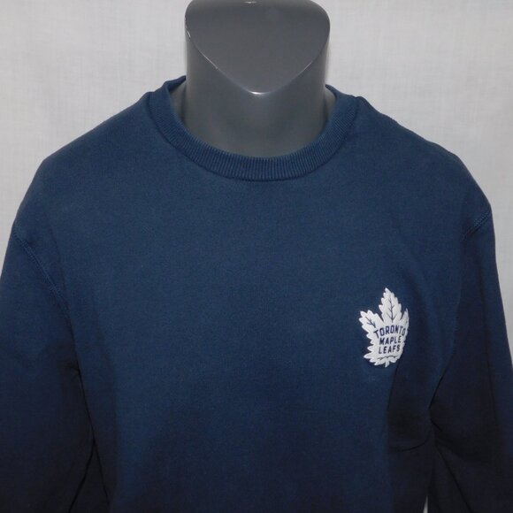 Roots Canada NHL Toronto Maple Leafs Hockey Blue Crewneck Sweatshirt Mens L - Picture 2 of 9